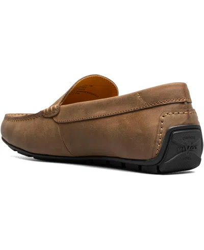 Florsheim Men's Motor Moc Toe Venetian Driver Loafer In Navy,brown