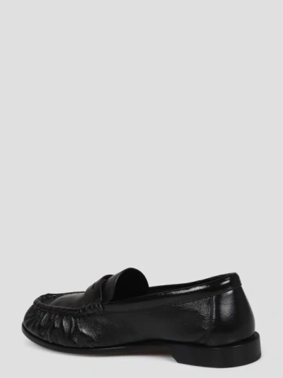 Shop Saint Laurent Le Loafer Penny Slippers In Black