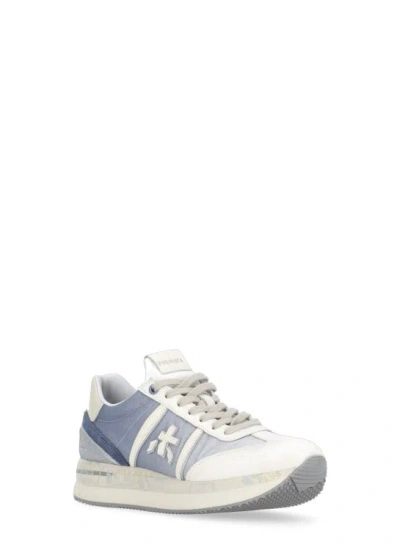 Shop Premiata Conny 6672 Sneakers In Blue