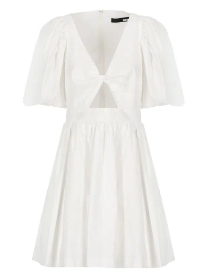 Shop Rotate Birger Christensen Puff Dress In White