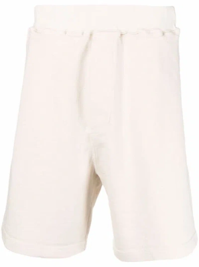 Shop Dsquared2 Embroidered-logo Track Shorts In White