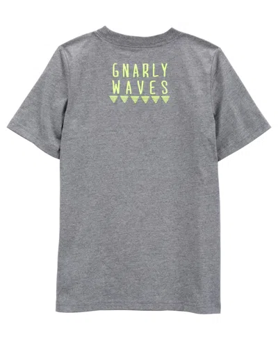 Shop Carter's Big Boys Surfer Graphic Tee In Gray