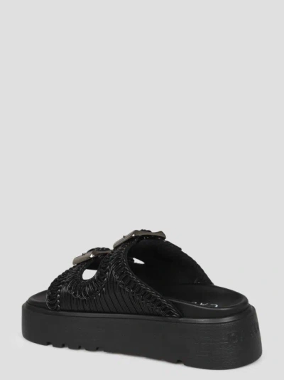 Shop Casadei Birky Ale Slides Sandals In Black
