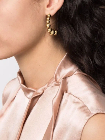 Shop Federica Tosi Allison Earrings In Gold