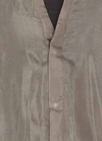 Shop Rick Owens Lido Larry Shirt In Grey