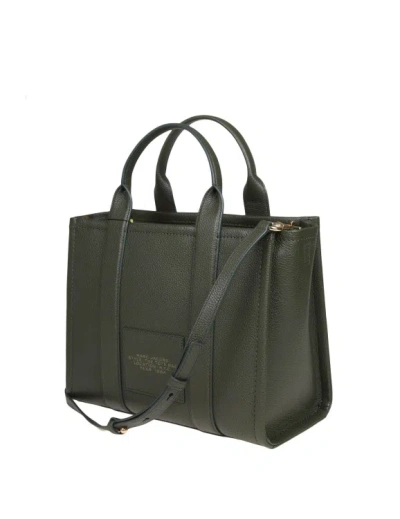 Shop Marc Jacobs Medium Tote In Green Leather