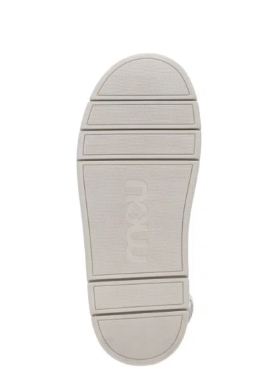 Shop Mou Bounce Sandals In White
