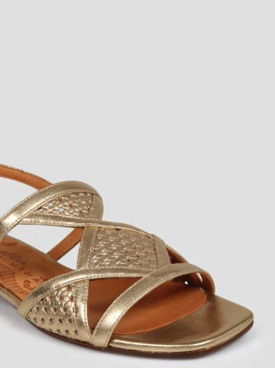 Shop Chie Mihara Tassi Sandals In Gold