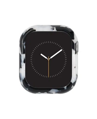 Shop Anne Klein Women's Black And White Acetate Protective Case Designed For 41mm Apple Watch In No Color