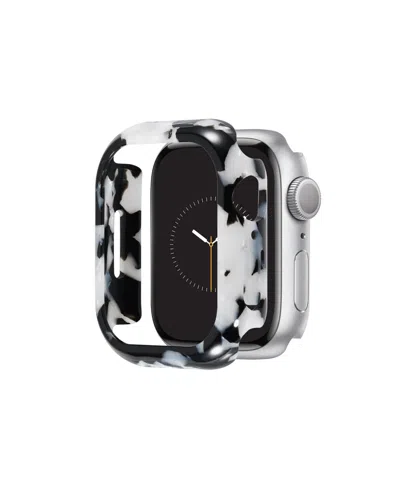 Shop Anne Klein Women's Black And White Acetate Protective Case Designed For 41mm Apple Watch In No Color