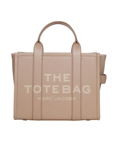 Shop Marc Jacobs Medium Tote In Camel Leather In Brown