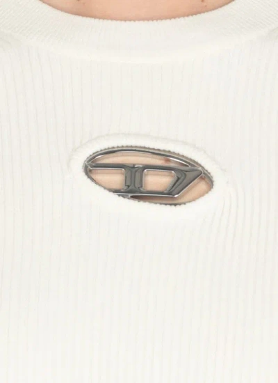 Shop Diesel Valary Sweater In White