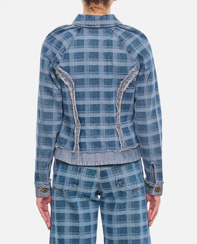 Molly Goddard Alfie Denim Jacket In Blue