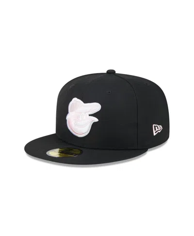 Shop New Era Men's Black Baltimore Orioles 2024 Mother's Day On-field 59fifty Fitted Hat