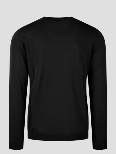 Shop Roberto Collina Cotton Crewneck Sweater In Black