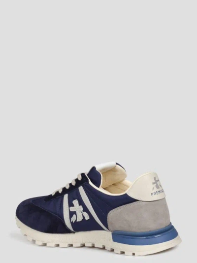 Shop Premiata Johnlow Sneakers In Blue