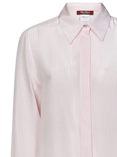 Shop Max Mara Pink Masculine-cut Shirt