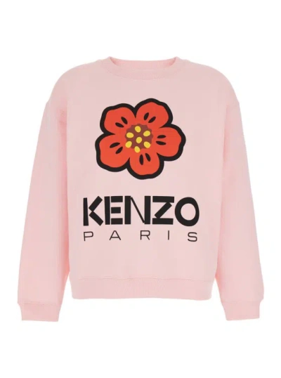 Shop Kenzo Boke Placed Regular Sweatshirt In Neutrals