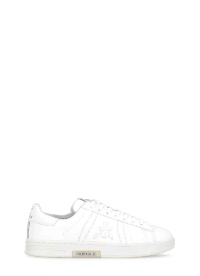 Shop Premiata Russell 6267 Sneakers In White