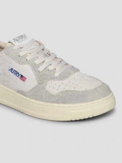 Shop Autry Medalist Low Bi-color Sneakers In White