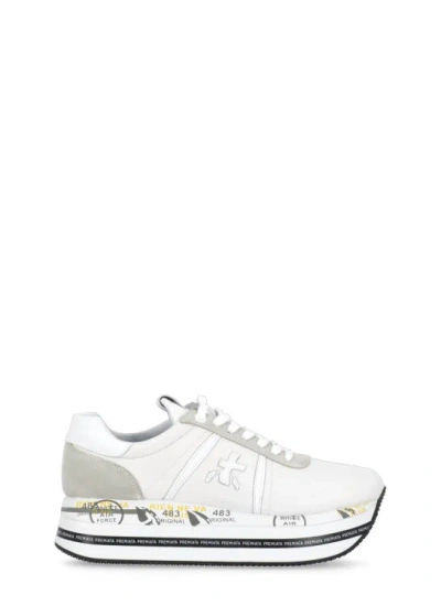 Shop Premiata Beth 5603 Sneakers In White
