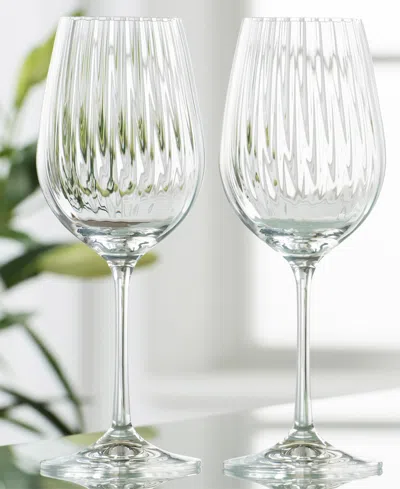 Belleek Pottery Galway Crystal Erne Wine Glasses, Set Of 2 In No Color