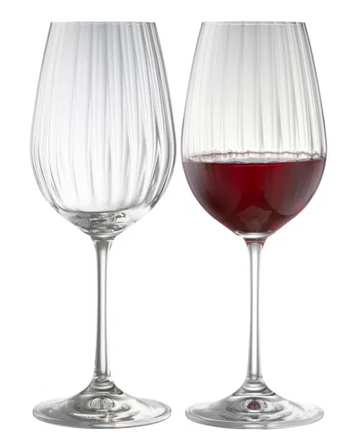 Belleek Pottery Galway Crystal Erne Wine Glasses, Set Of 2 In No Color