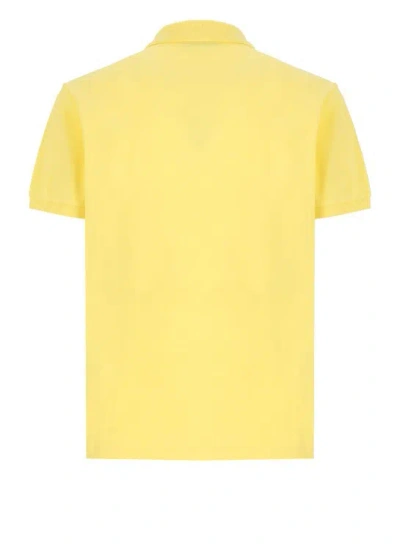 Shop Polo Ralph Lauren Polo Shirt With Pony In Yellow
