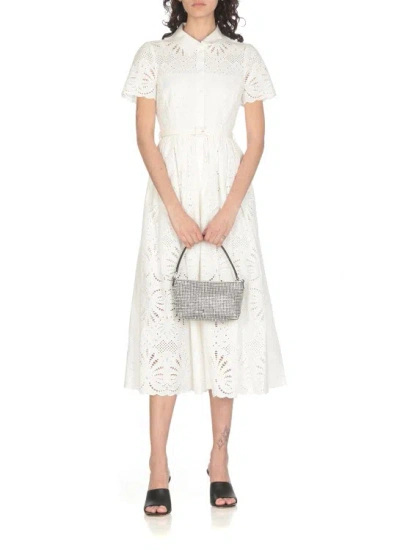 Shop Self-portrait Lace Dress In White