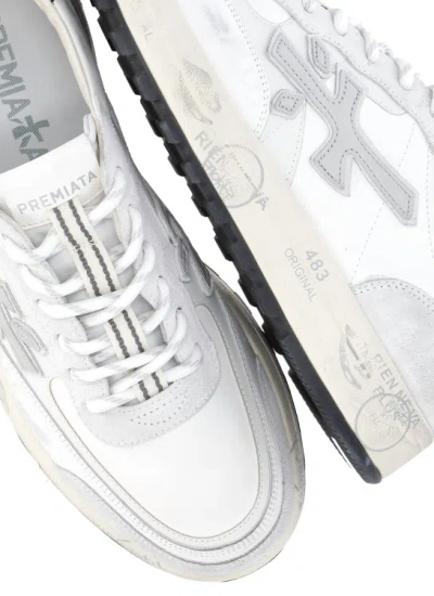 Shop Premiata Nous 6765 Sneakers In White