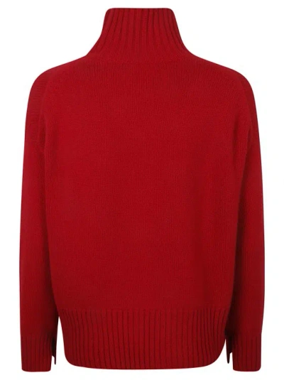 Shop Be You Roll Neck Jumper In Red