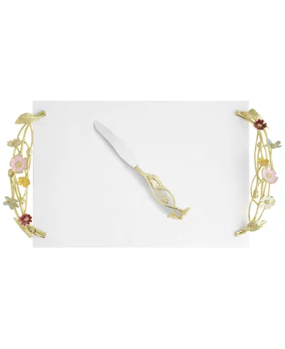 Michael Aram Wildflowers Cheeseboard With Knife In No Color