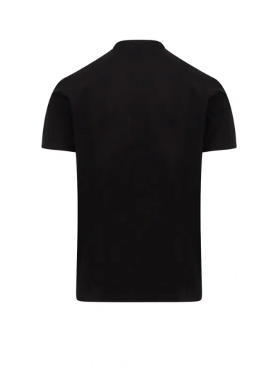Shop Dsquared2 Cotton T-shirt With Icon Scribble Print In Black