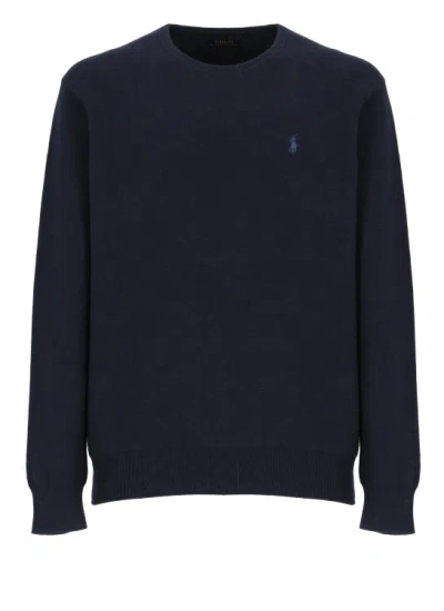 Shop Polo Ralph Lauren Pony Sweater In Blue