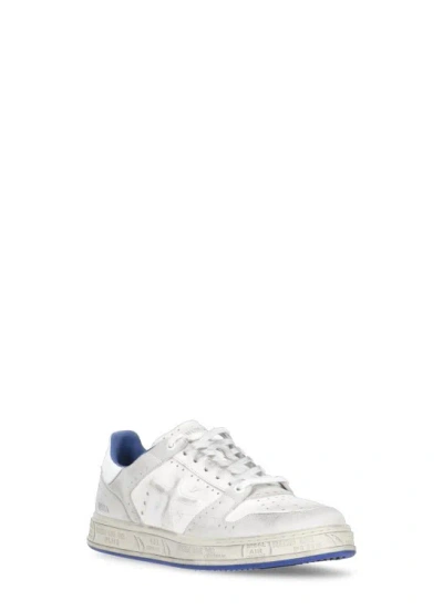Shop Premiata Quinn 6686 Sneakers In White