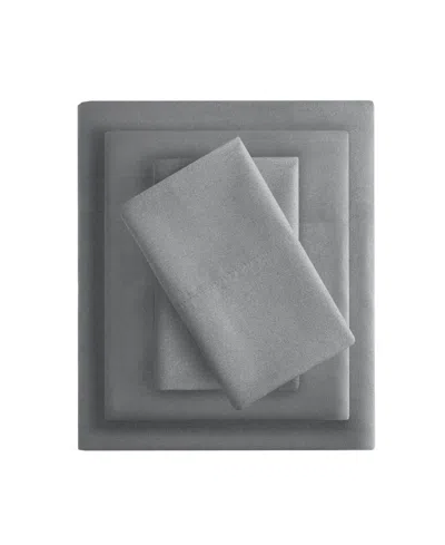 Shop Intelligent Design Microfiber 4-pc. Sheet Set, Queen In Charcoal