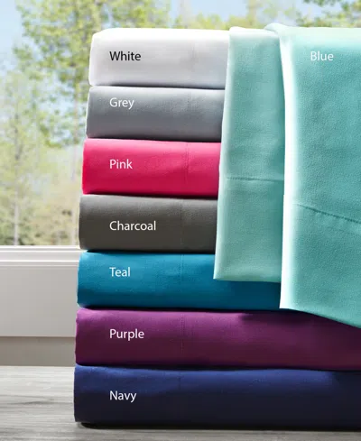 Intelligent Design Microfiber 4-pc. Sheet Set, Queen In Charcoal