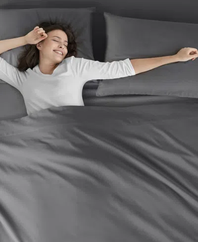 Intelligent Design Microfiber 4-pc. Sheet Set, Queen In Charcoal