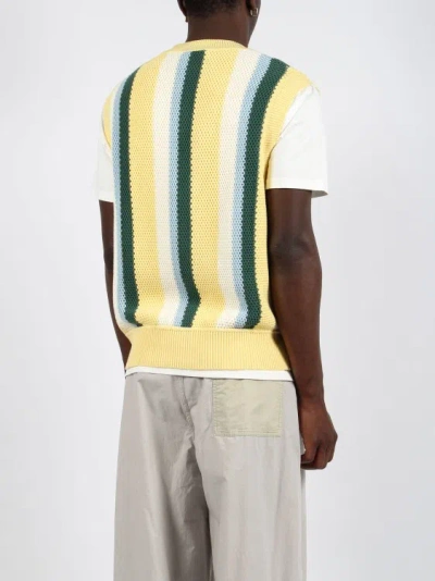 Shop Autry Cotton Knit Vest In Multicolor