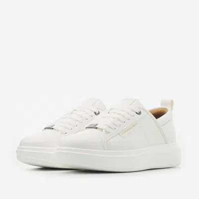 Shop Alexander Smith Ecowembley Sneakers In White Vegan Leather