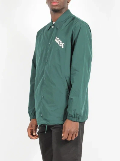 Shop Autry Nylon Coach Jacket In Green