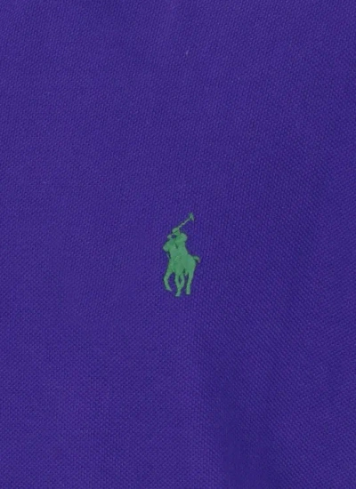 Shop Polo Ralph Lauren Pony Polo Shirt In Purple