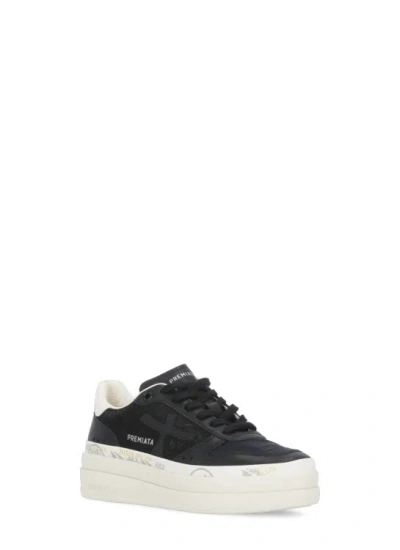 Shop Premiata Micol 6795 Sneakers In Black