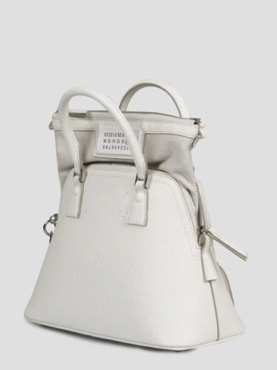 Shop Maison Margiela 5ac Classique Mini Bag In White