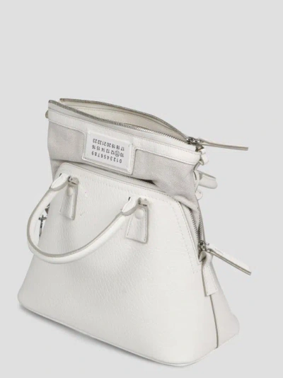 Shop Maison Margiela 5ac Classique Mini Bag In White