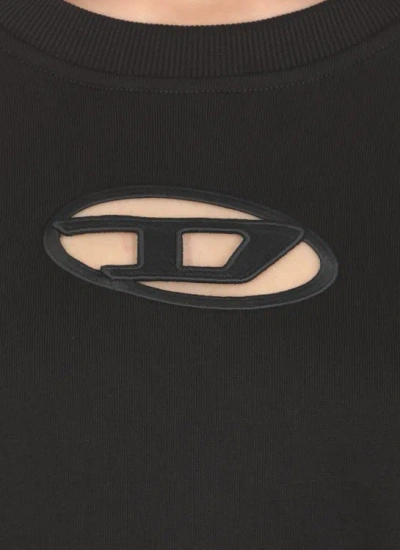 Shop Diesel F-slimmy-od Sweatshirt In Black