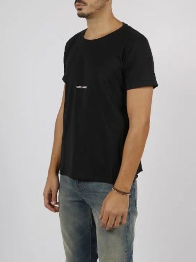 Shop Saint Laurent Rive Gauche T-shirt In Black