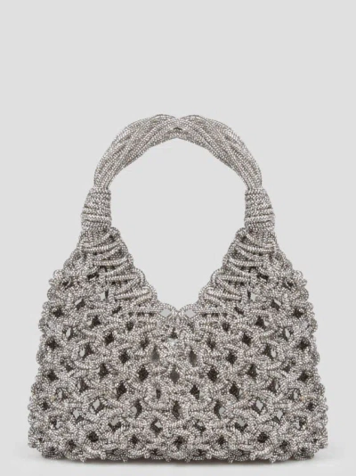 Shop Hibourama Vannifique Jewel Bag In Grey