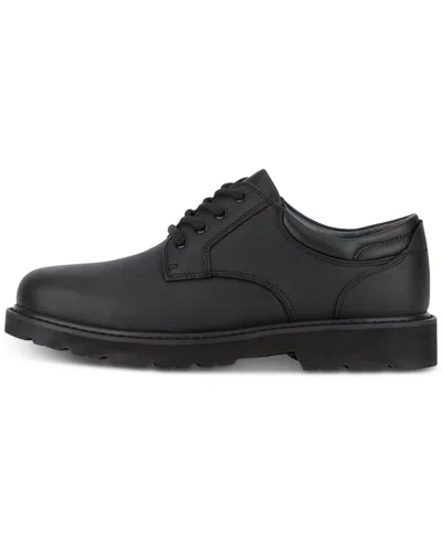 Dockers Mens Glacier Synthetic Leather Rugged Casual Oxford Shoe In Black
