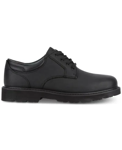Dockers Mens Glacier Synthetic Leather Rugged Casual Oxford Shoe In Black